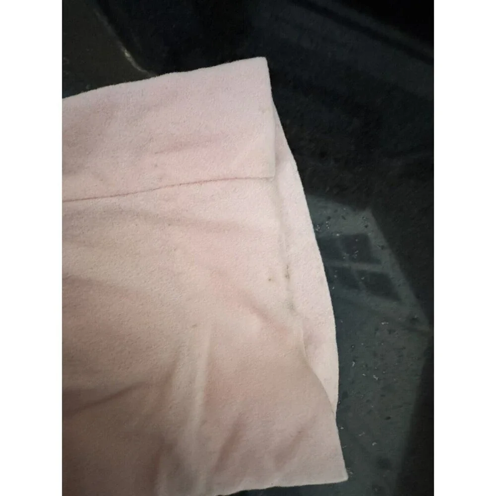 Vintage Sears Pink House Coat Robe Nightgown Lace Pearl Button Front‎ Size Small
